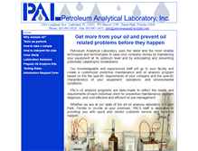 Tablet Screenshot of petroleumanalyticallab.com